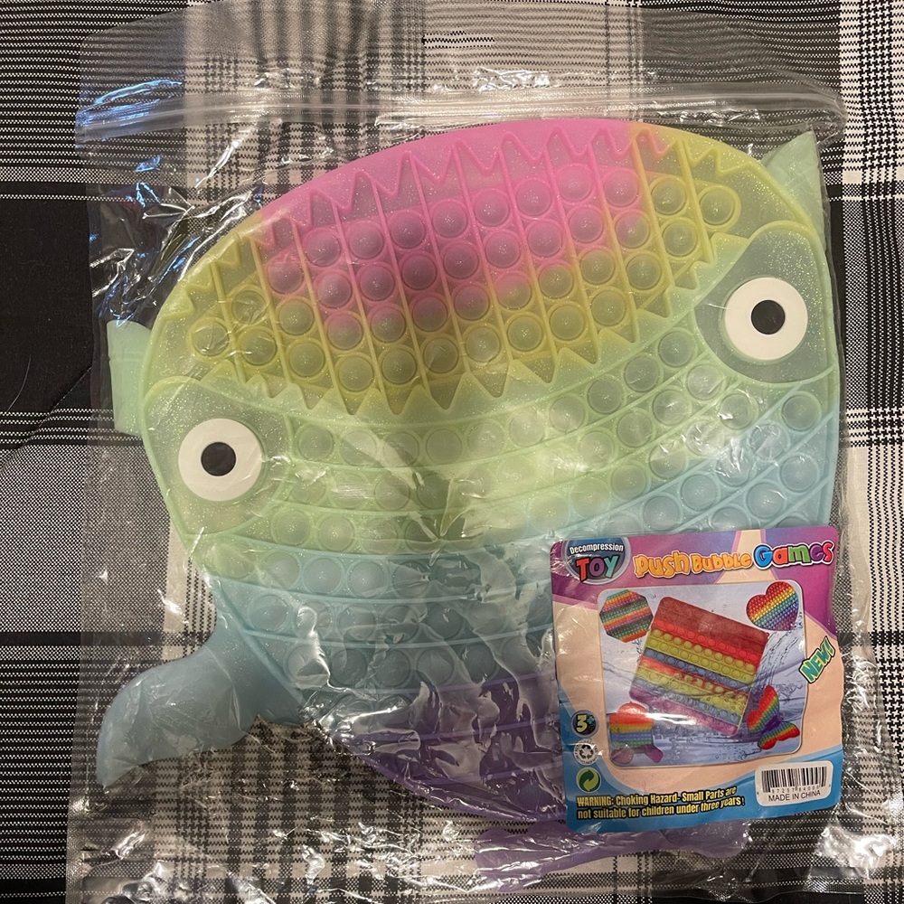 Rainbow large pop toy